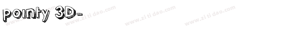 pointy 3D字体转换